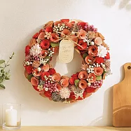 【日本Green House】浪漫精美裝飾花圈(L) ‧ 玫瑰花語