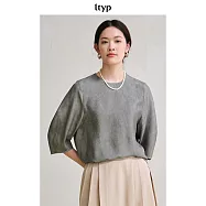 ltyp旅途原品 100%桑蠶絲襯衫高級寬鬆襯衣上衣女夏季中式真絲小衫 M L L 髒染灰