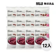 【MUJI 無印良品】無選別蔬菜片 黑糖紫薯脆片/箱購/12入