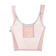 【日本Mark’s】Mesh 網狀托特購物袋 ‧ 莓果優格(粉紅)