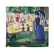 翡冷翠文創藝術小方巾|秀拉《大碗島的星期天下午》