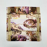 翡冷翠文創文藝復興小方巾|米開朗基羅 《創世紀》