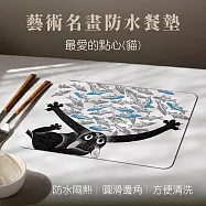 翡冷翠文創藝術餐墊|《最愛的點心(貓)》(單入)