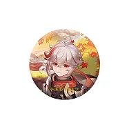 【正版授權】原神 主題系列 燙金金屬徽章 圓形徽章 胸章/馬口鐵徽章 米哈遊/miHoYo - 楓原萬葉