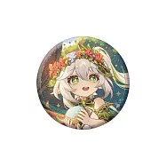 【正版授權】原神 逸聞軼事系列 亮粉金屬徽章 圓形徽章/胸章/馬口鐵徽章 - 納西妲