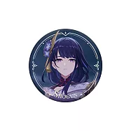 【正版授權】原神 PV系列 金屬徽章 圓形徽章/胸章/馬口鐵徽章 米哈遊/miHoYo - 雷電將軍