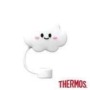 【THERMOS 膳魔師】白色雲朵矽膠吸管塞(TKHA系列商品專用)(Z-ST-CLWH) 白色