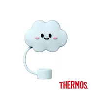 【THERMOS 膳魔師】藍色雲朵矽膠吸管塞(TKHA系列商品專用)(Z-ST-CLBL) 藍色