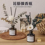 【美好家 Mehome】花藝擴香瓶 香薰瓶 藤枝/擴香花 梔子花