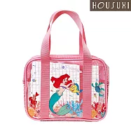 【HOUSUXI舒希】迪士尼小美人魚系列-兒童餐袋-A3 防潑水透明款