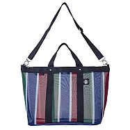 [星巴克]星風采直紋網布提背袋