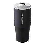 [星巴克]黑不鏽鋼彈蓋TOGO冷水杯