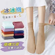 【AnZa】超薄透氣天鵝絨糖果堆堆襪 (隨機出貨) 隨機出貨