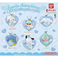 【日本正版授權】全套6款 三麗鷗角色 夢境天使吊飾 P2 扭蛋/轉蛋 769207 凱蒂貓/大耳狗/帕恰狗/人魚漢頓/可樂鈴/山姆企鵝