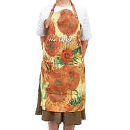 翡冷翠文創藝術圍裙|梵谷《向日葵》
