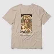 翡冷翠文創GAIA T恤|《深邃魅力》 S 卡其(S-XL)