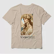 翡冷翠文創GAIA T恤|《大地之母》 S 卡其(S-XL)