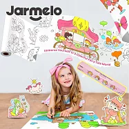 【JarMelo 原創美玩】可黏貼著色紙捲- 甜心女孩 JA96741