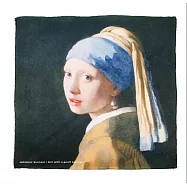 翡冷翠文創藝術小方巾|維梅爾《戴珍珠耳環的少女》