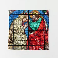 翡冷翠文創文藝復興小方巾|多那泰羅《聖母加冕窗花》