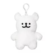 【正版授權】線條小狗 小白 玩偶吊飾 娃娃/絨毛玩偶 馬爾濟斯/狗狗/Maltese - 立耳款