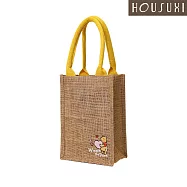【HOUSUXI舒希】迪士尼系列-刺繡麻布飲料袋-A3(任選) 小熊維尼