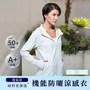 翡冷翠文創機能防曬涼感外套-透氣款(L-XL) L 綠