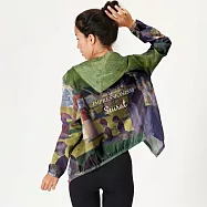 翡冷翠文創藝術休閒連帽外套|秀拉(S-2L) XL 《大碗島的下午》