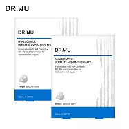DR.WU 玻尿酸保濕微導面膜3片_2入組