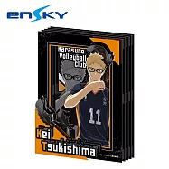 【日本正版授權】紙劇場 排球少年 日本製 紙雕模型/紙模型 PAPER SHADOW ART mini - 月島螢