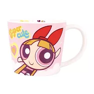【日本正版授權】飛天小女警 寬口馬克杯 290ml 馬克杯/寬口杯/咖啡杯 - 花花