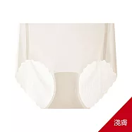 【唯蜜色】超薄裸感冰絲無痕純棉透氣3D蜜桃臀速乾面膜女用內褲 淺膚