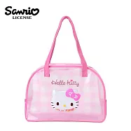 【日本正版授權】三麗鷗 防水包 防水袋/手提袋/沙灘包/泳衣包/運動包/防水提袋 - 凱蒂貓