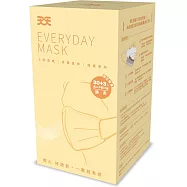 天天 成人平面醫用口罩未滅菌 鵝黃(黃色) 33入/盒