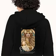 翡冷翠文創GAIA帽T|《深邃魅力》(S-XL) M 黑