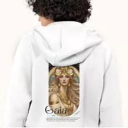 翡冷翠文創GAIA帽T|《深邃魅力》(S-XL) M 白