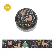 【日本BGM】和紙膠帶 北歐森林系列 ‧ 月夜之森