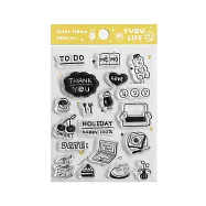 【日本BGM】Clear Stamp 自由編排透明印章 ‧ 慢活日常