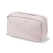 【MUJI 無印良品】皺褶尼龍廣口收納袋 /M.粉紅