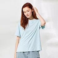 【ST.MALO】Ionic+Pro 美國銀纖維芬香水光女上衣-2564WT- M 冰晶藍