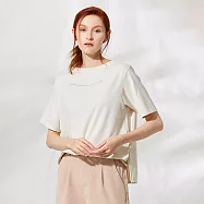 【ST.MALO】Ionic+Pro 美國銀纖維芬香水光女上衣-2564WT- M 淺米白