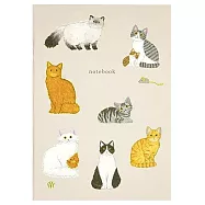 【日本Greeting Life】米津祐介 筆記本A5 ‧ 貓咪