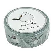 【日本Greeting Life】米津祐介 紙膠帶 ‧ 北長尾山雀(15mm)