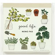 【日本Greeting Life】米津祐介 方形便條紙 ‧ 綠色