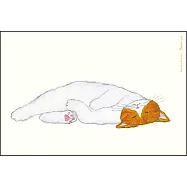 【日本Greeting Life】米津祐介 插畫明信片 ‧ 放鬆貓咪