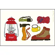 【日本Greeting Life】米津祐介 插畫明信片 ‧ 露營道具