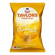【Taylors】英國 職人手工洋芋片150g 厚切切達洋蔥