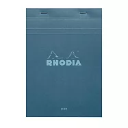 【Rhodia|Basic】輕甜馬卡龍_N&deg;16 上掀式筆記本_A5_橫線_80g_80張_ 孔雀綠