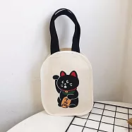 【素包包】手提包 日系nya驚訝貓茶飲小物手拎(19070) _招財貓