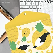 JzFun / LAIMO 鈕扣資料夾 (鳳梨)